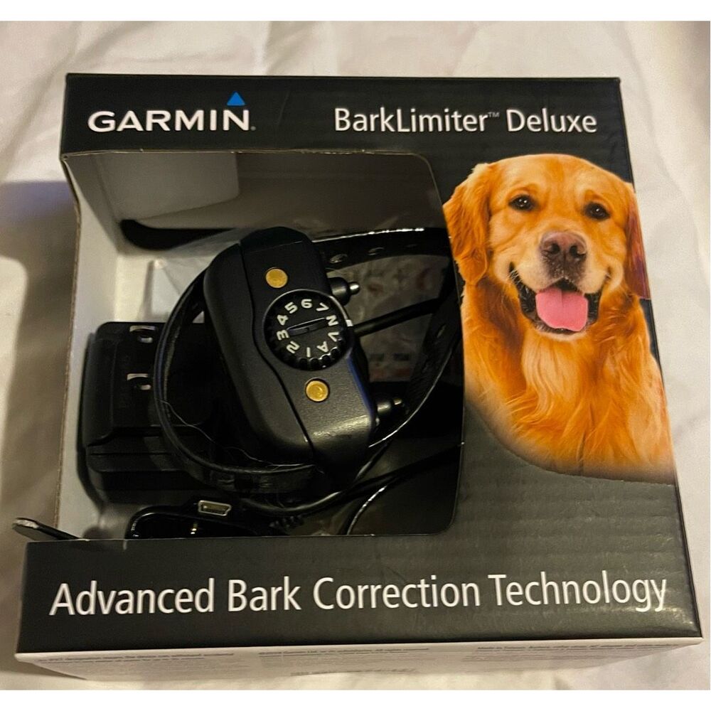 GARMIN BarkLimiter Deluxe Dog Bark Collar Rechargeable Auto Correction One Size